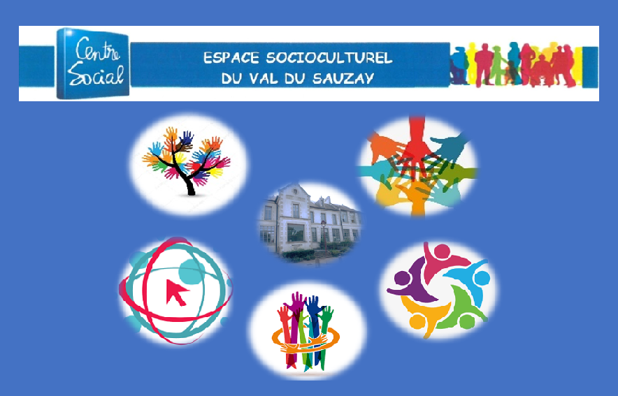 logo centre socio-culturel Val de Sauzay